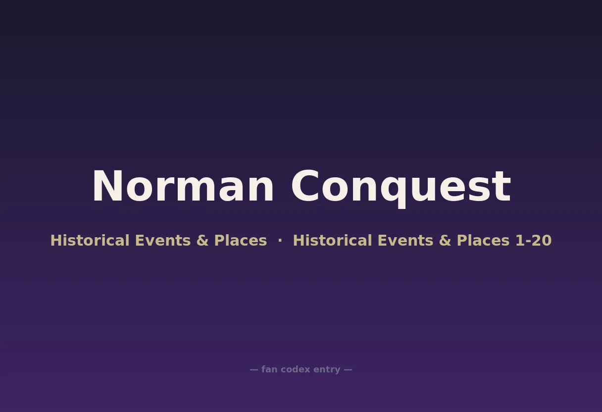 Norman Conquest